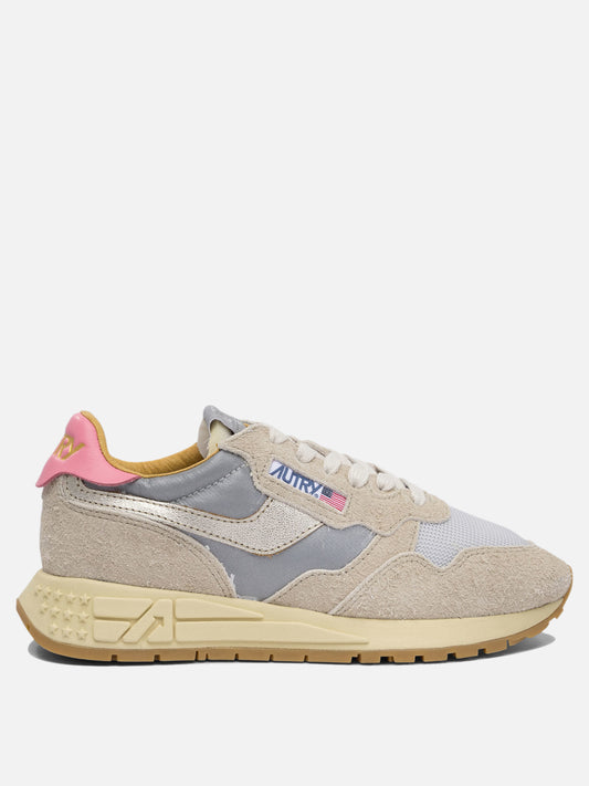 Sneaker basse 60% nylon 40% cow leather - 60% phylon 40% rubber - 60% phylon 40% rubber  Beige - Autry Donna | PDP | VIETTI Online Store 
