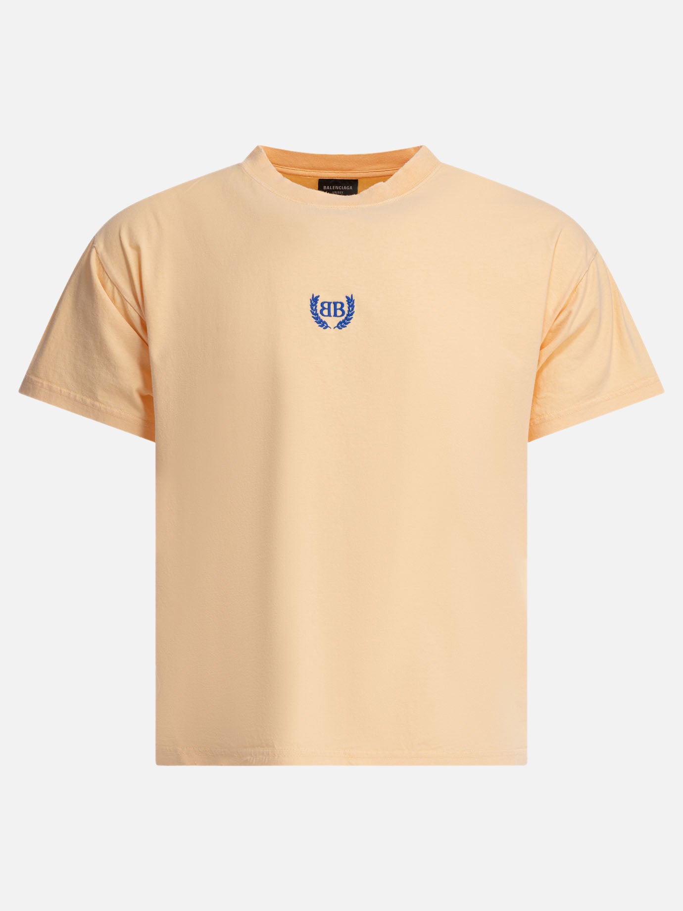 Balenciaga T-shirt &quot;Boxy Laurel Classic&quot; 18319654_S Yellow thumbnail_1