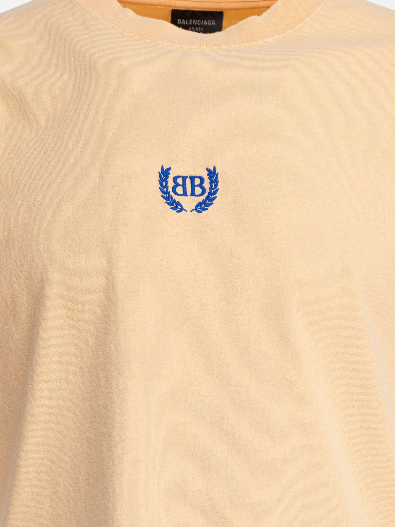 Balenciaga "Boxy Laurel Classic" T-shirt Yellow