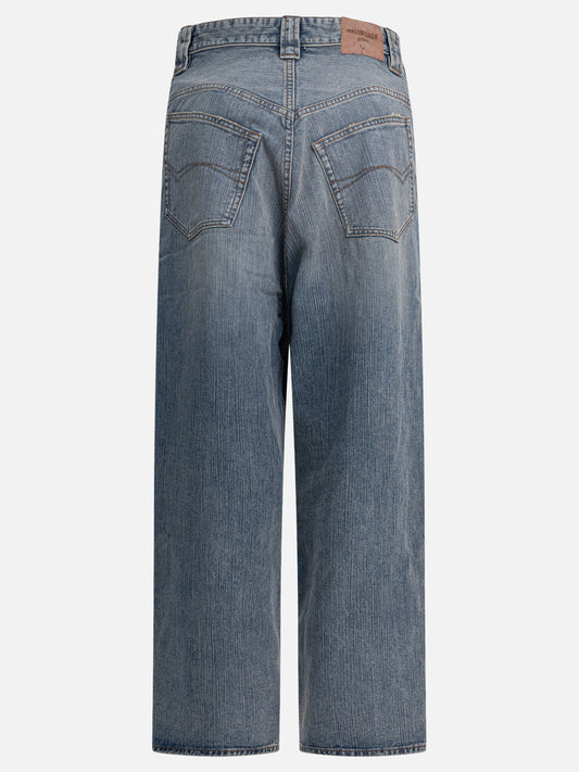 Jeans a gamba larga Denim  Blu - Balenciaga Uomo | PDP | VIETTI Online Store | 2
