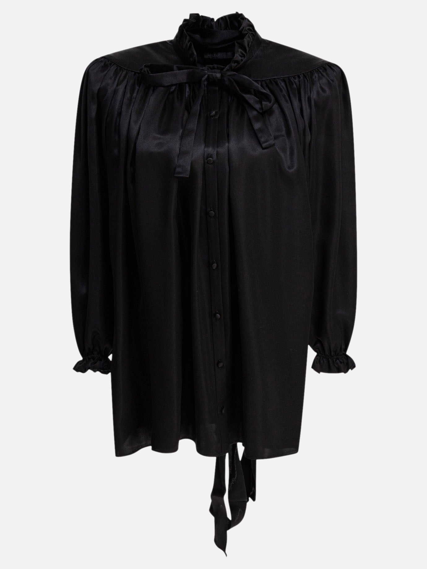 Blouses Solid colour  Black - Balenciaga Women | PDP | VIETTI Online Store | Zoom-Modal
