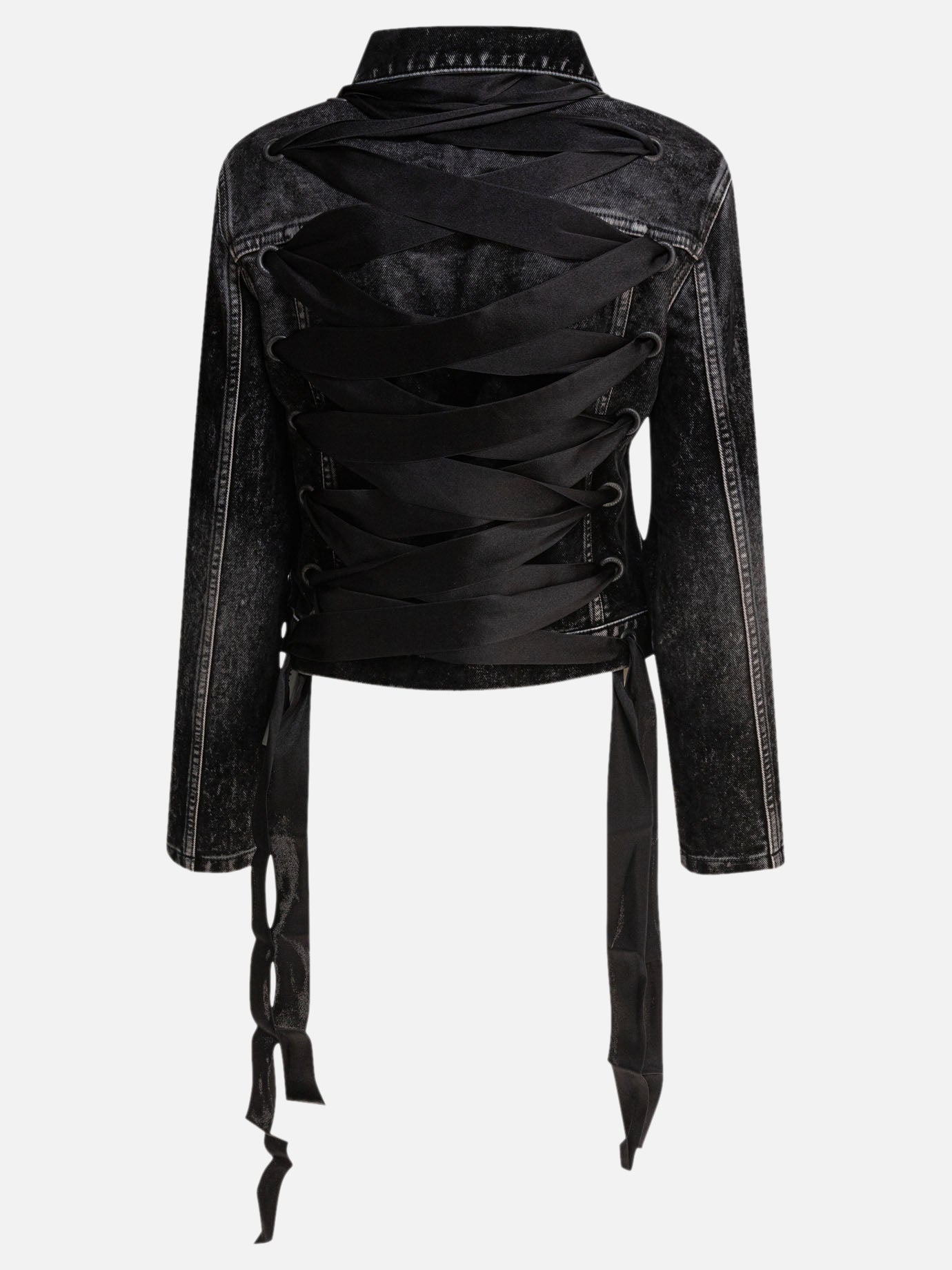 Giacche in denim Denim  Nero - Balenciaga Donna | PDP | VIETTI Online Store | Zoom-Modal_2
