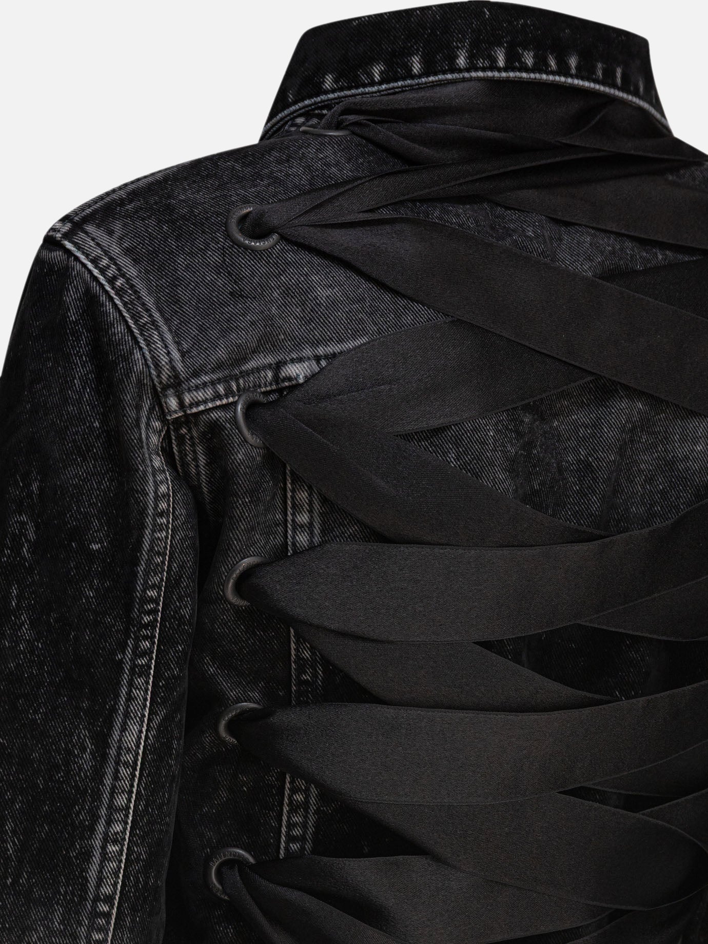 Giacche in denim Denim  Nero - Balenciaga Donna | PDP | VIETTI Online Store | Zoom-Modal_4
