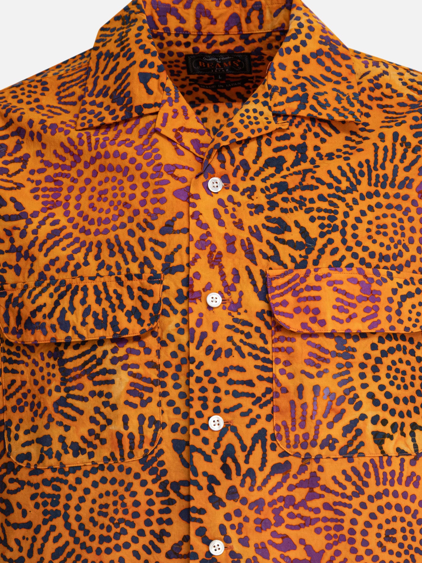Casual shirts Print  Orange - Beams Plus Men | PDP | VIETTI Online Store | thumbnail_3