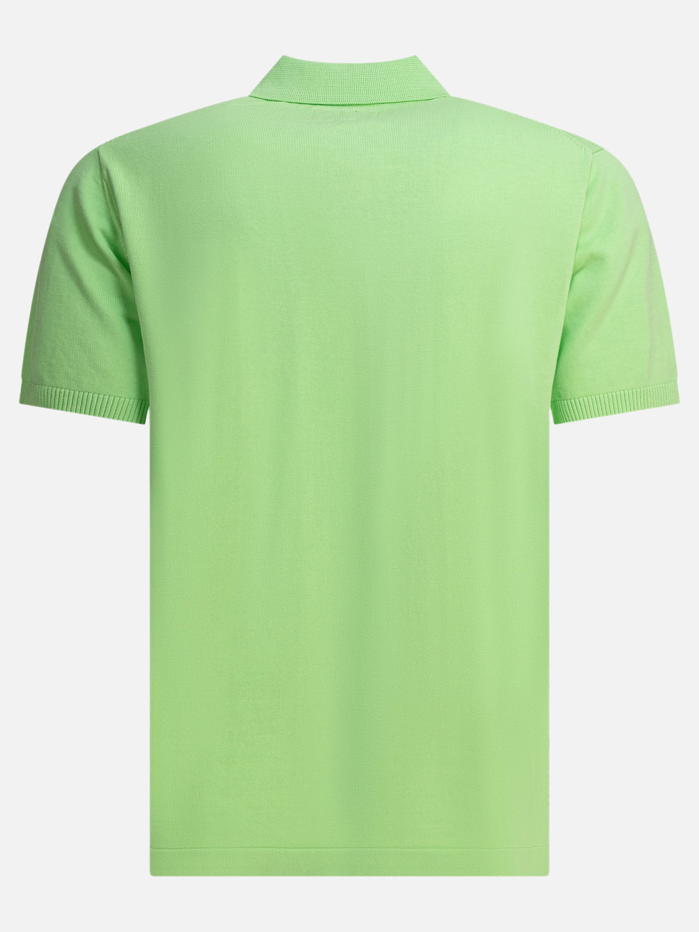 Polo con bottoni Solid colour  Verde - Beams Plus Uomo | PDP | VIETTI Online Store | thumbnail_2