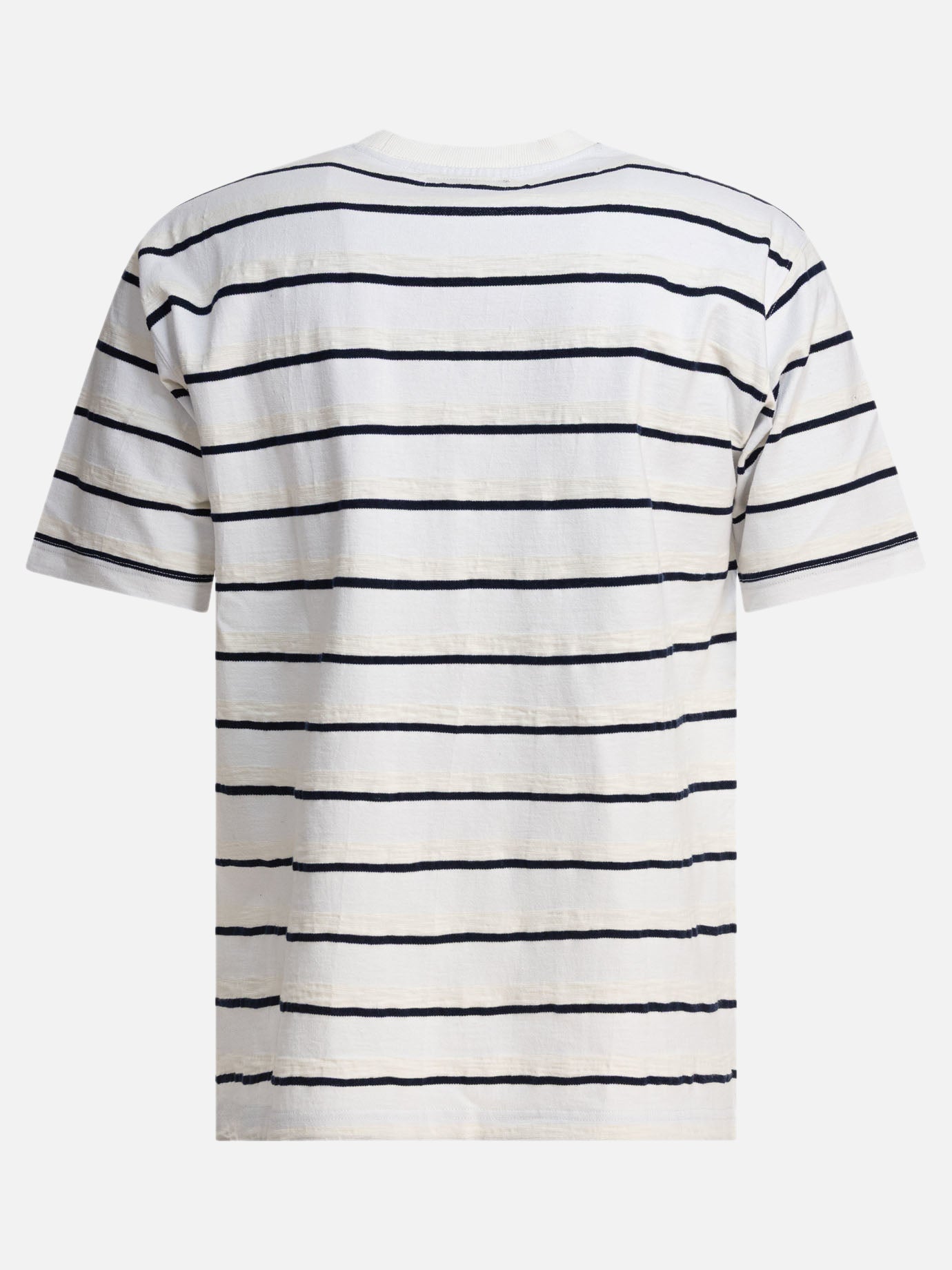 Beams Plus T-shirt a righe 16412622_S White thumbnail_2