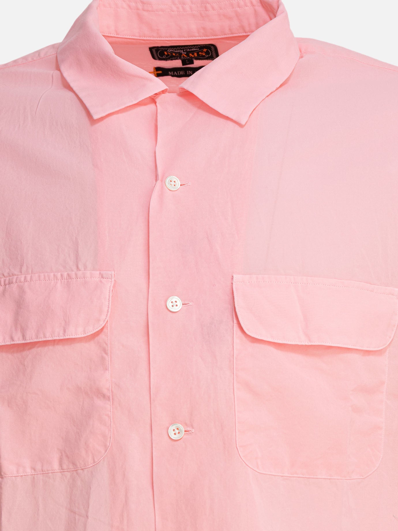 Casual shirts Solid colour  Pink - Beams Plus Men | PDP | VIETTI Online Store | Zoom-Modal_3
