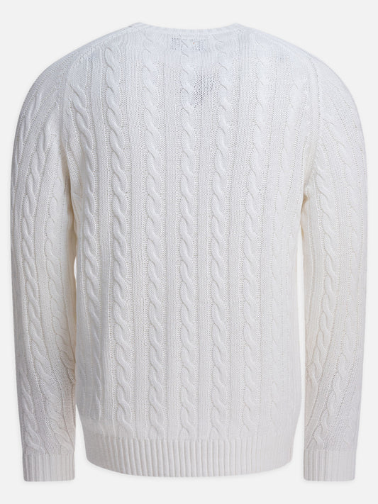Crewneck sweaters Solid colour  White - Beams Plus Men | PLP | VIETTI Online Store | 2
