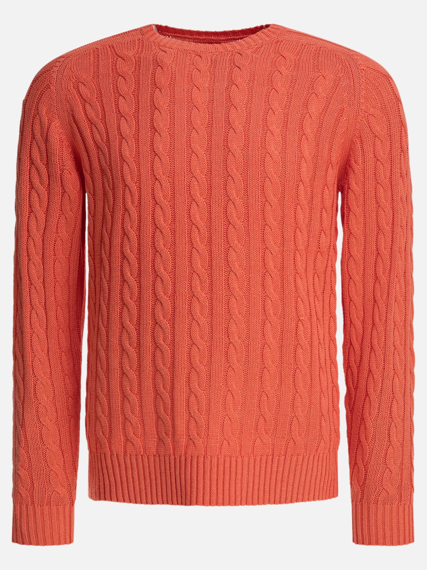 Beams Plus Maglione di lino e cotone 19838897_S Pink thumbnail_1