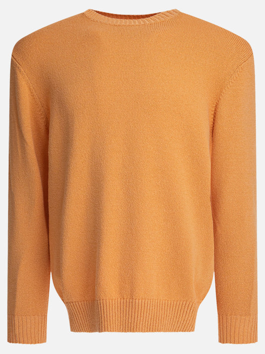 Crewneck sweaters Solid colour  Orange - Beams Plus Men | PLP | VIETTI Online Store 

