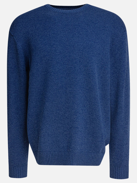 Crewneck sweaters Solid colour  Blue - Beams Plus Men | PLP | VIETTI Online Store 
