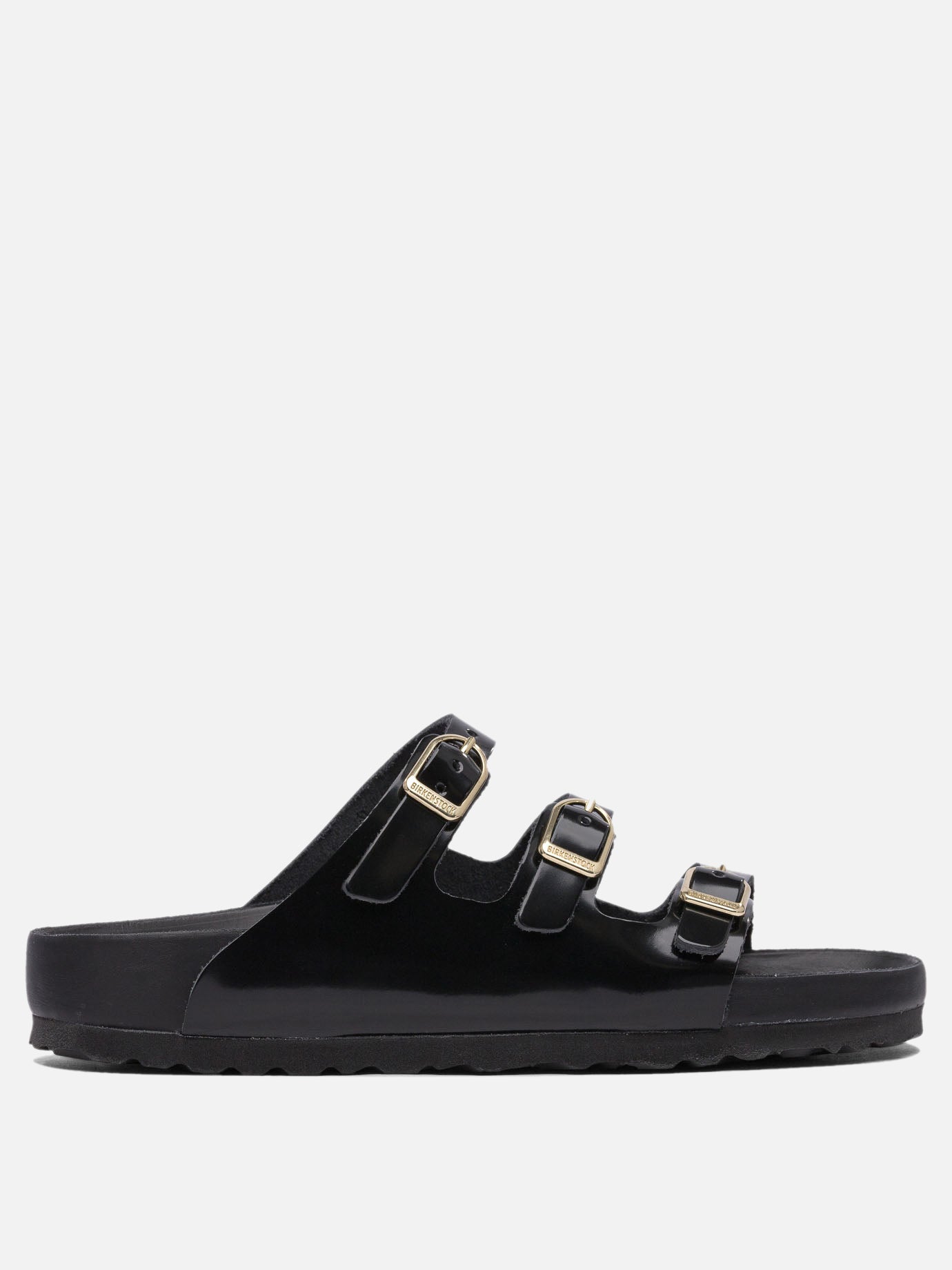 Flat sandals 100% leather - 100% eva  Black - Birkenstock Women | PDP | VIETTI Online Store | thumbnail