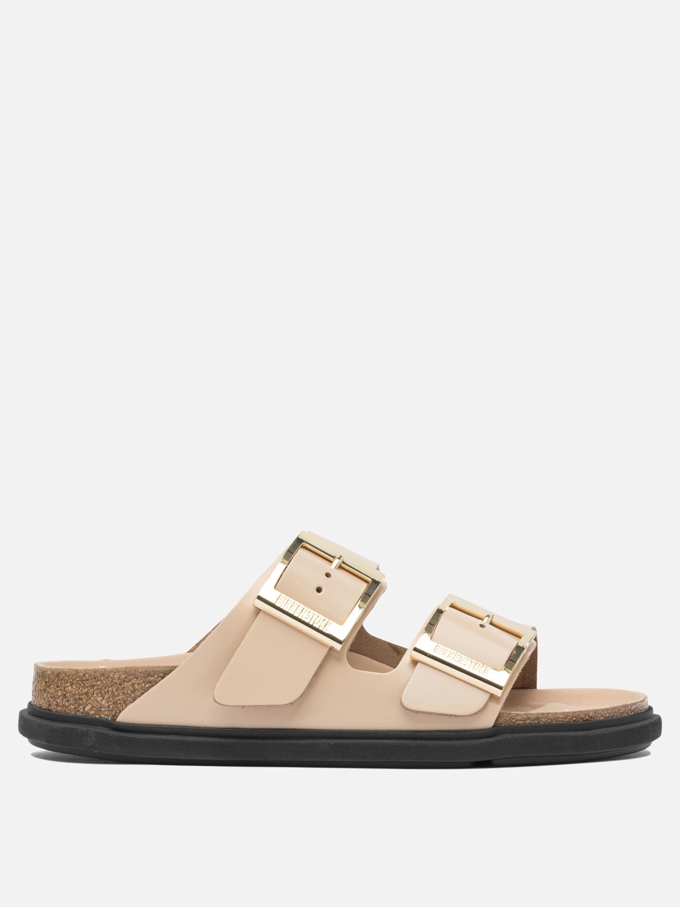 Flat sandals 100% leather - 100% eva  Beige - Birkenstock Women | PDP | VIETTI Online Store | thumbnail