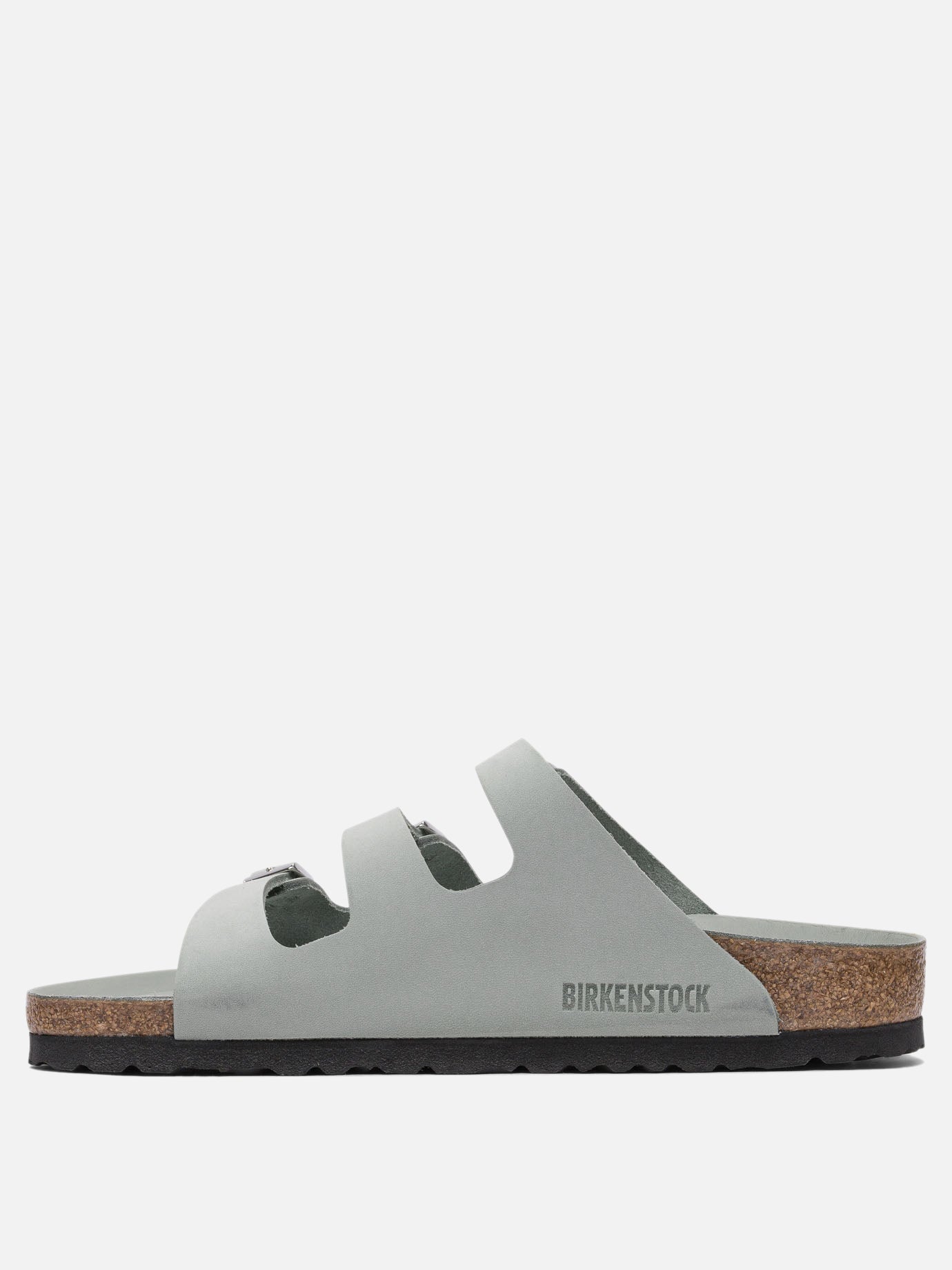 Flat sandals 100% leather - 100% eva  Green - Birkenstock Women | PDP | VIETTI Online Store | thumbnail_3