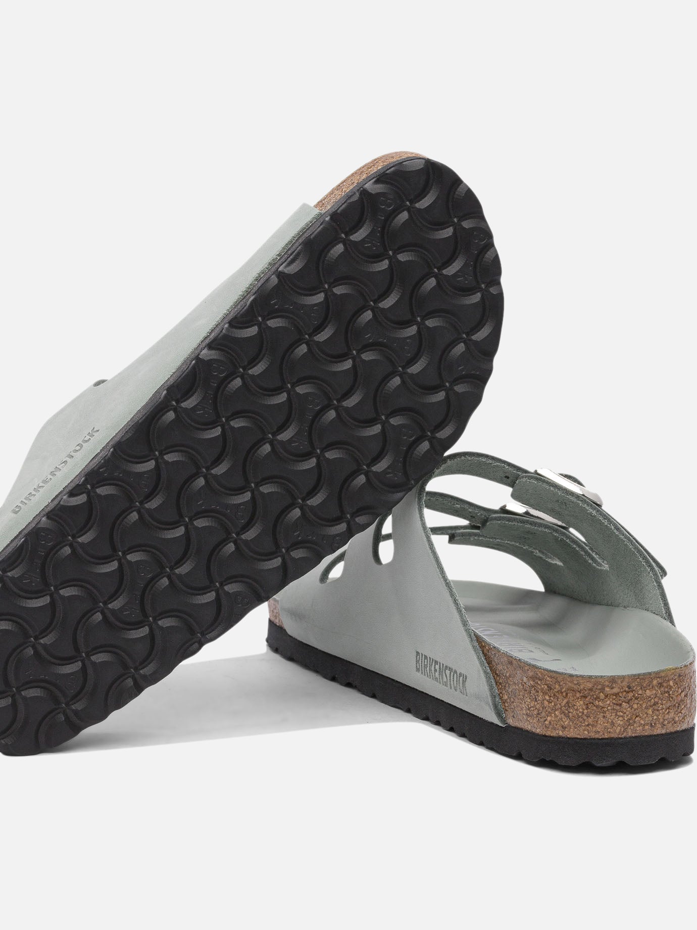 Flat sandals 100% leather - 100% eva  Green - Birkenstock Women | PDP | VIETTI Online Store | thumbnail_5