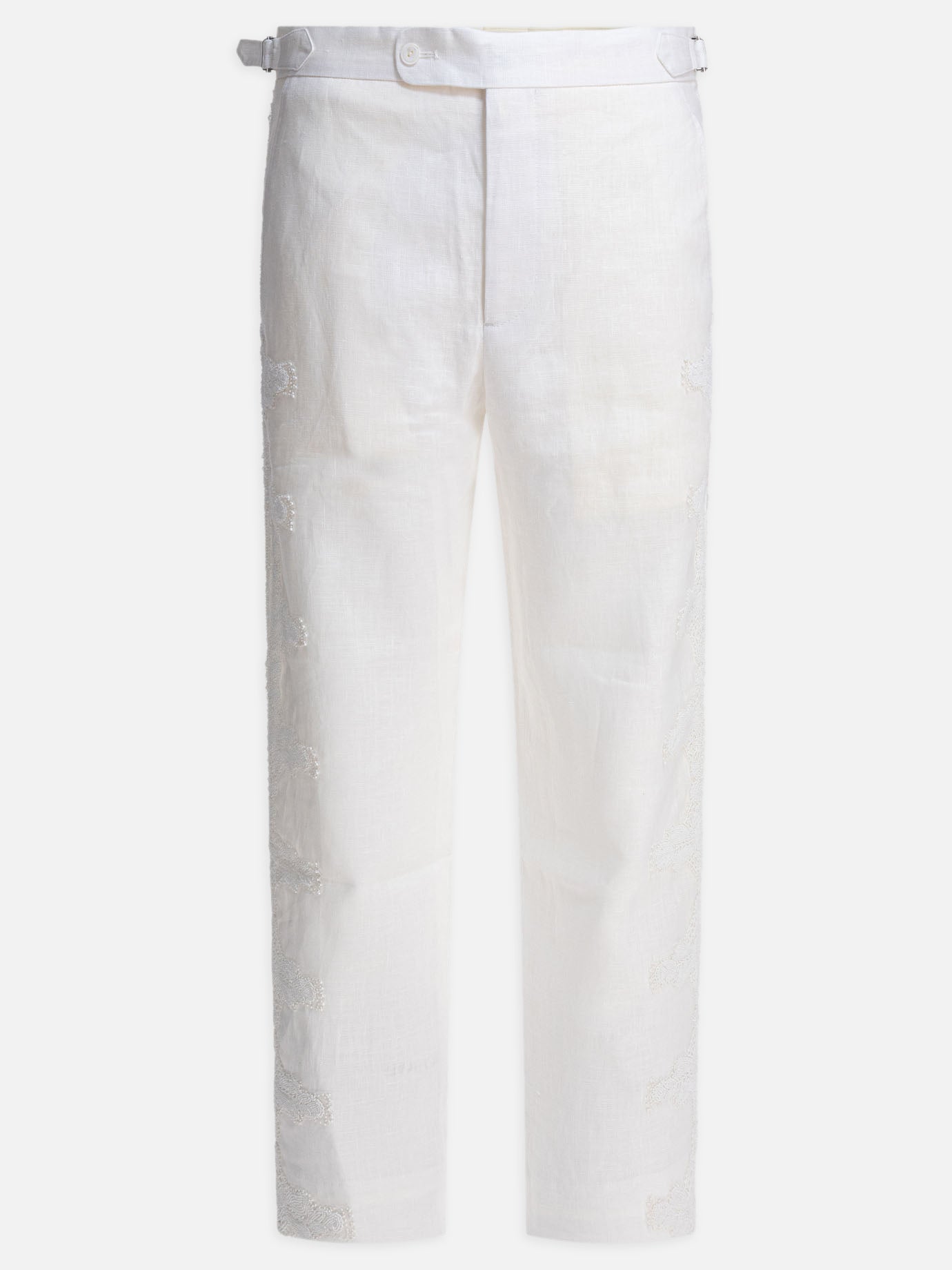 Leisure trousers Solid colour  White - Bode Men | PDP | VIETTI Online Store | Zoom-Modal
