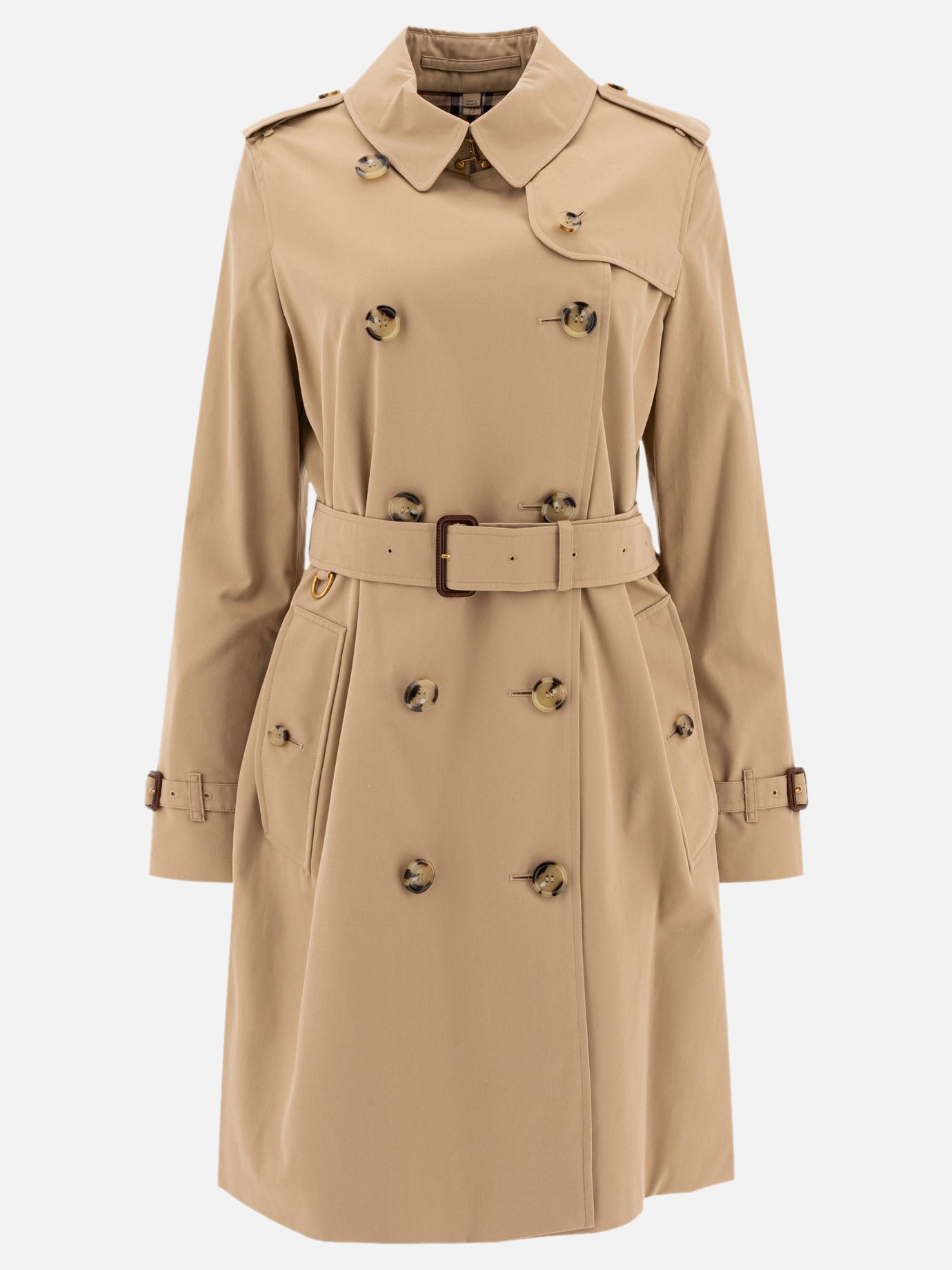 Raincoats & Trench coats Solid colour  Beige - Burberry Women | PDP | VIETTI Online Store | thumbnail
