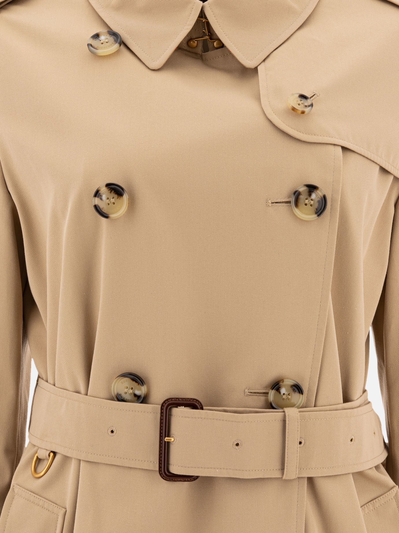Raincoats & Trench coats Solid colour  Beige - Burberry Women | PDP | VIETTI Online Store | thumbnail_3