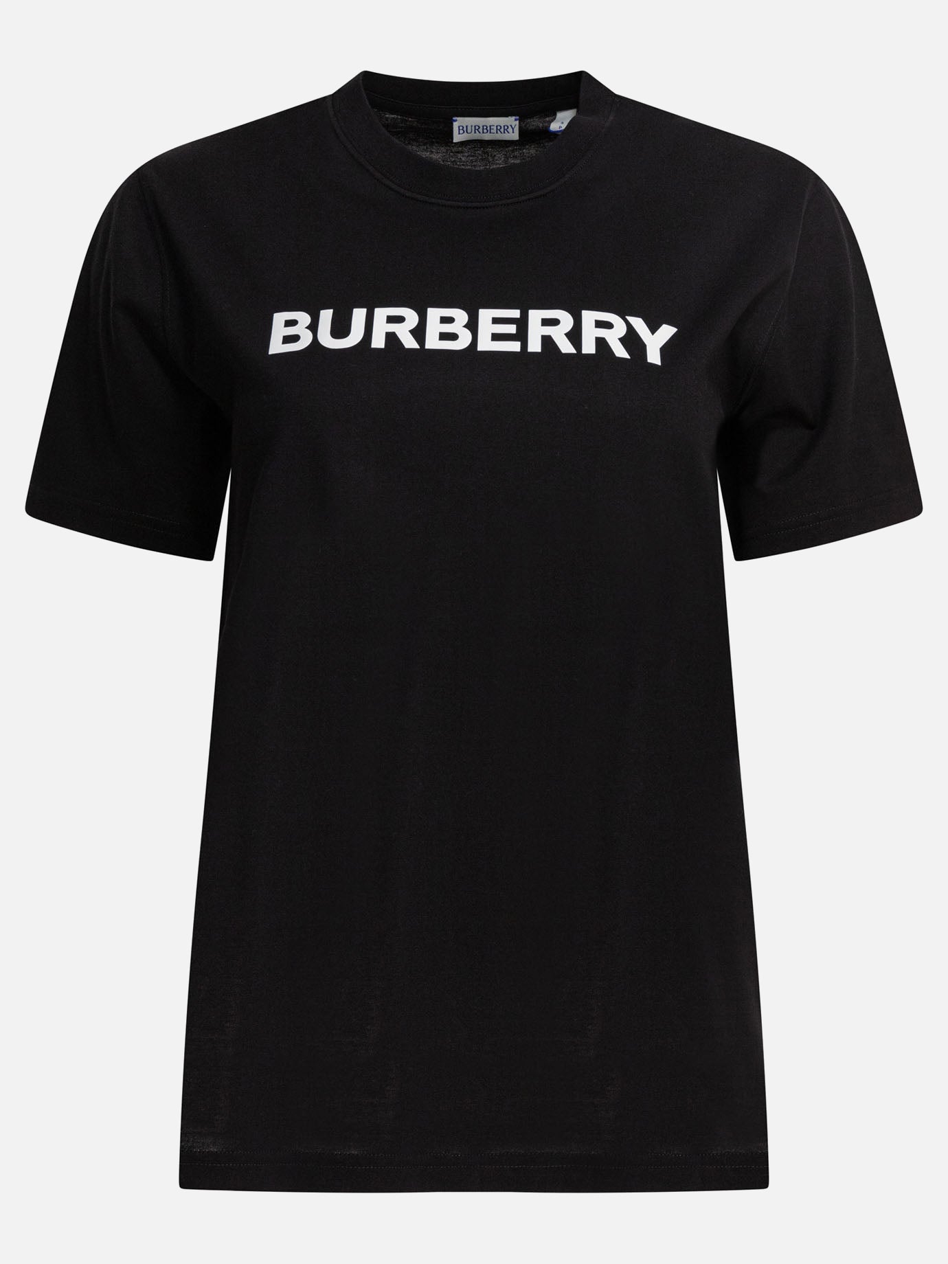 Burberry Crew-neck T-shirt with logo 14763272_XS Black thumbnail_1