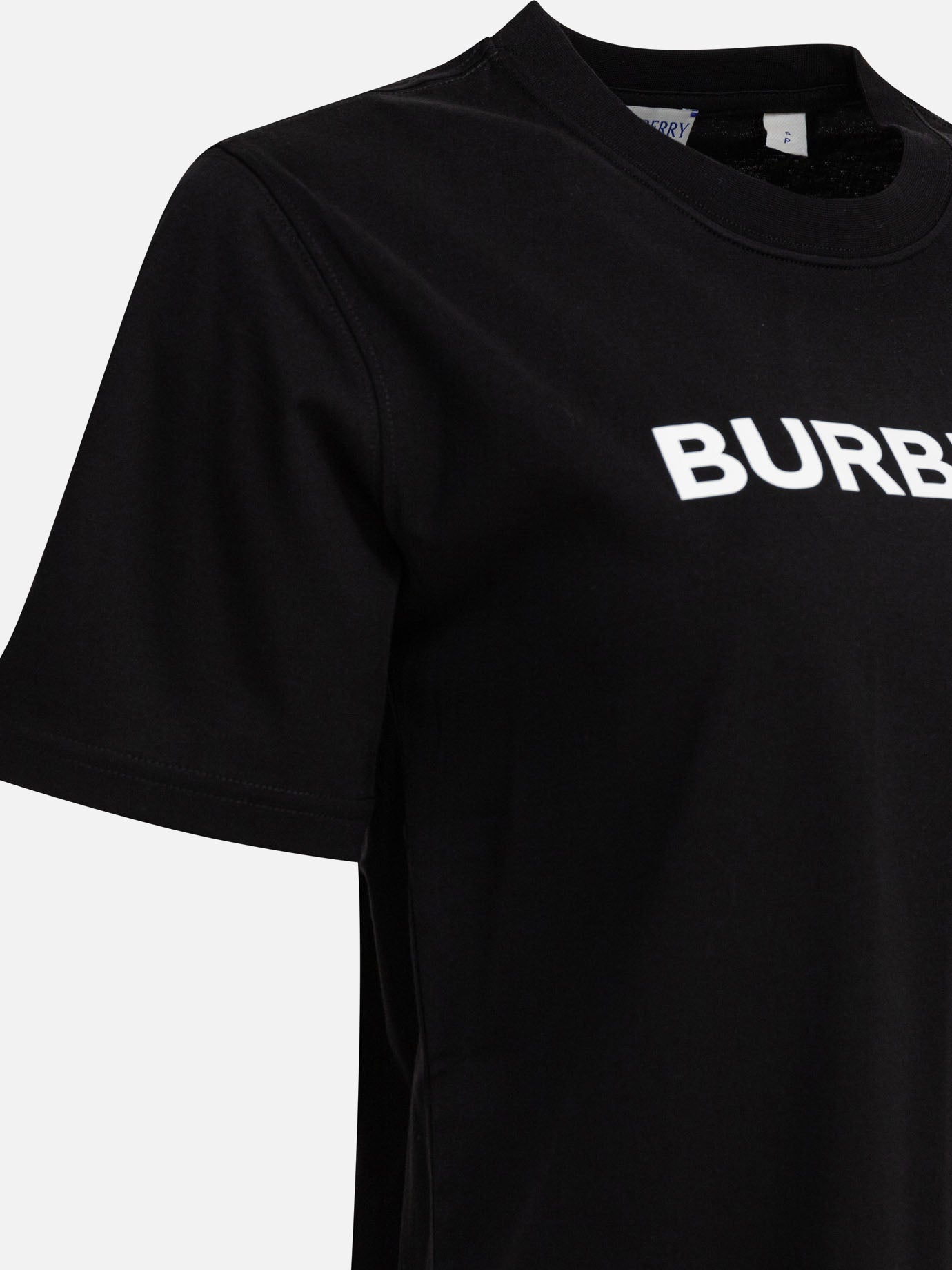 Burberry Crew-neck T-shirt with logo 14763272_XS Black thumbnail_4