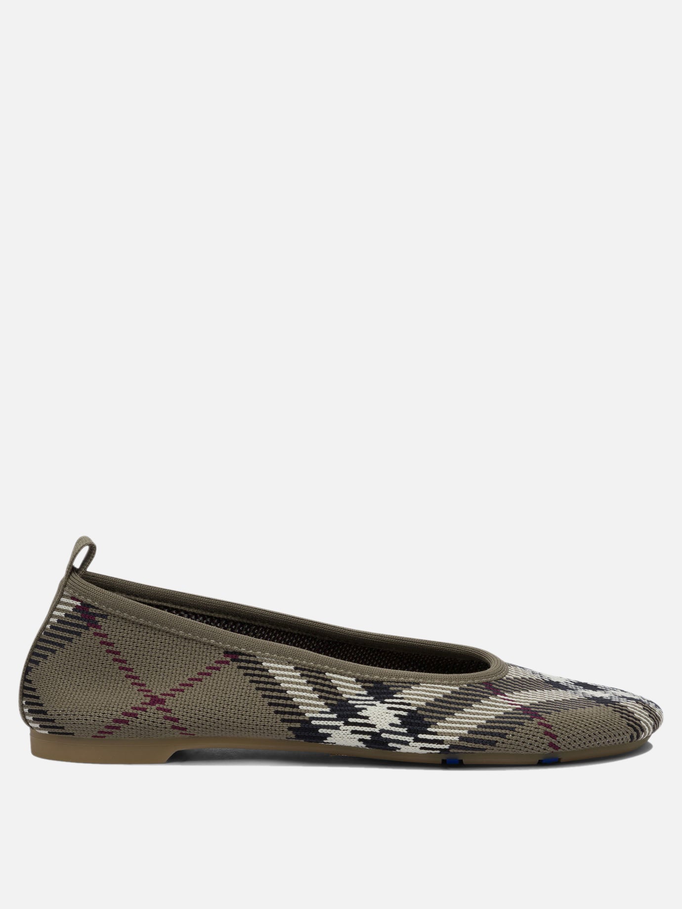 Ballerine classiche 100% cotton - 100% rubber  Grigio - Burberry Donna | PDP | VIETTI Online Store | Zoom-Modal
