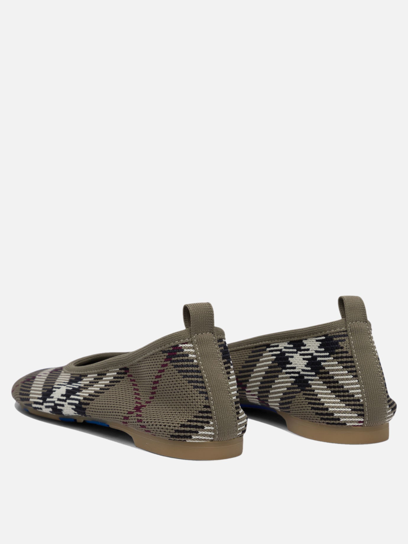 Ballerine classiche 100% cotton - 100% rubber  Grigio - Burberry Donna | PDP | VIETTI Online Store | Zoom-Modal_4
