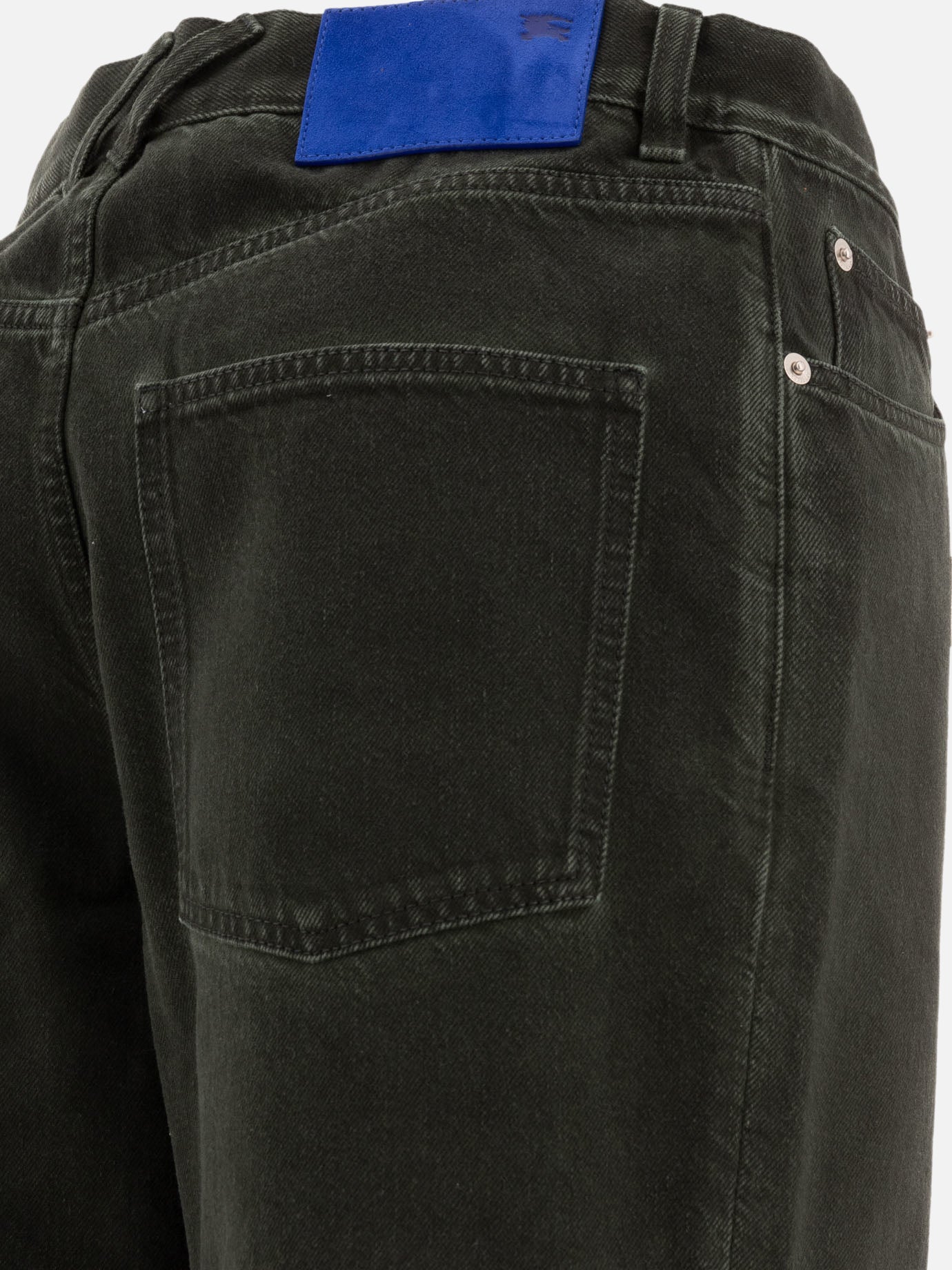 Jeans a gamba dritta Denim  Nero - Burberry Uomo | PDP | VIETTI Online Store | thumbnail_4