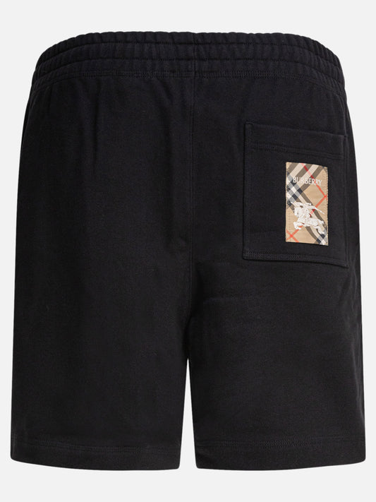 Burberry Short in cotone 10756498_S Black 2