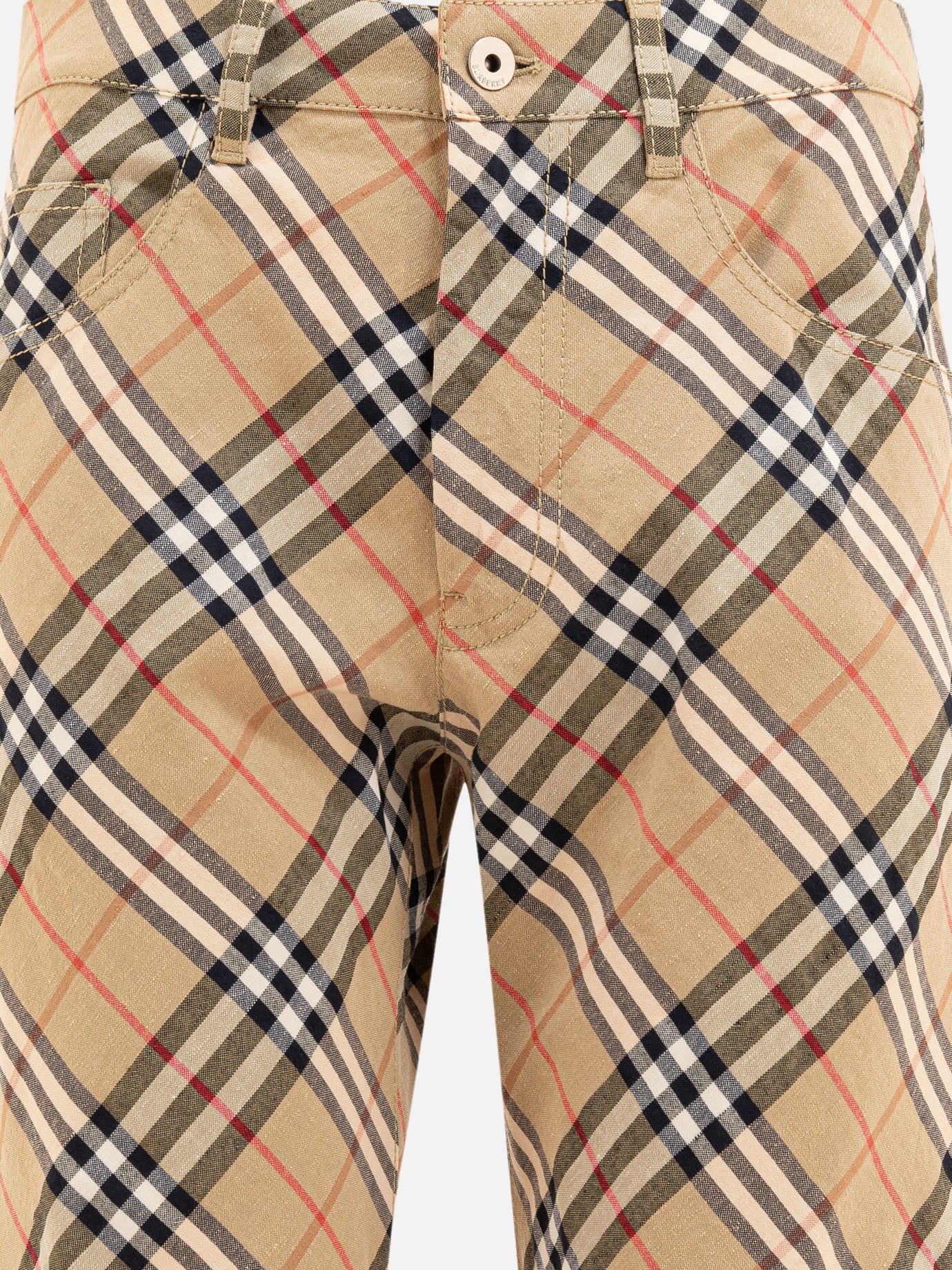 Burberry "Check" cargo trousers Beige