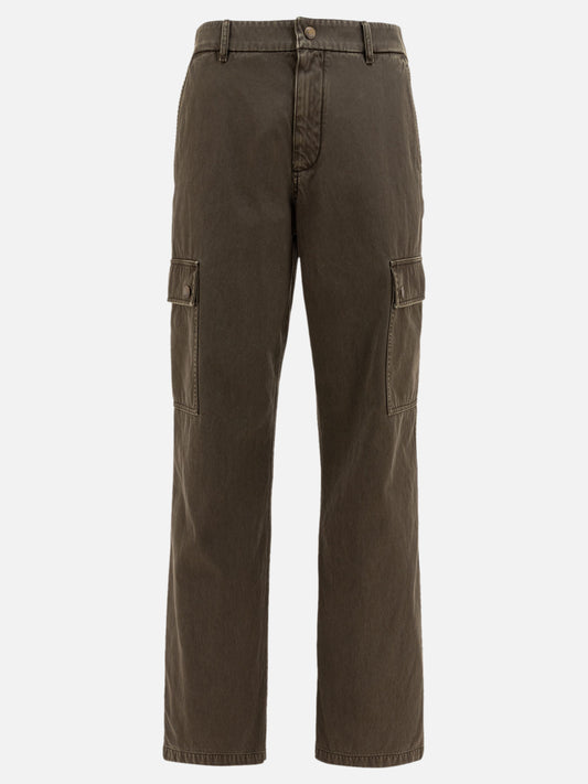 Burberry Pantaloni cargo in gabardine 11887746_48 Brown 1