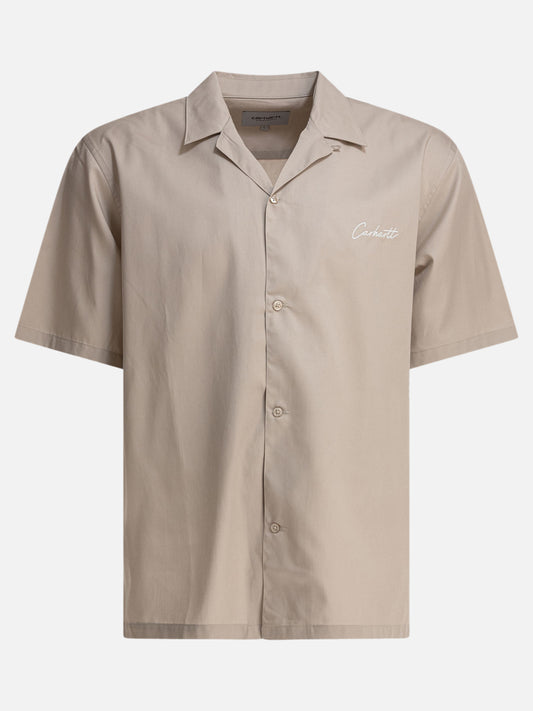Carhartt WIP Camicia "S/S Delray" 18280254_S Beige 1
