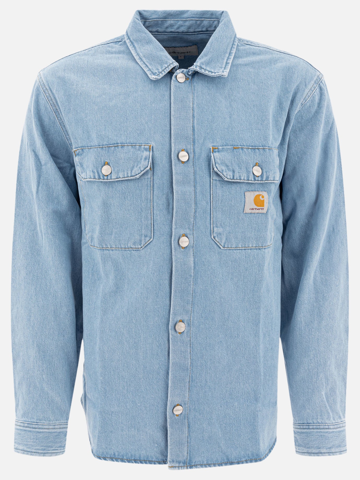 Carhartt WIP &quot;Harvey&quot; overshirt 18273358_M Blue thumbnail_1