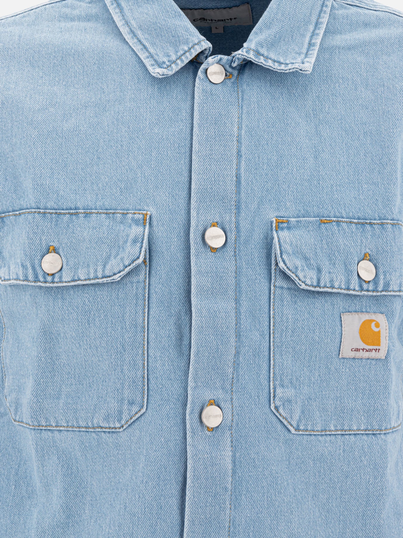 Carhartt WIP &quot;Harvey&quot; overshirt 18273358_M Blue thumbnail_3