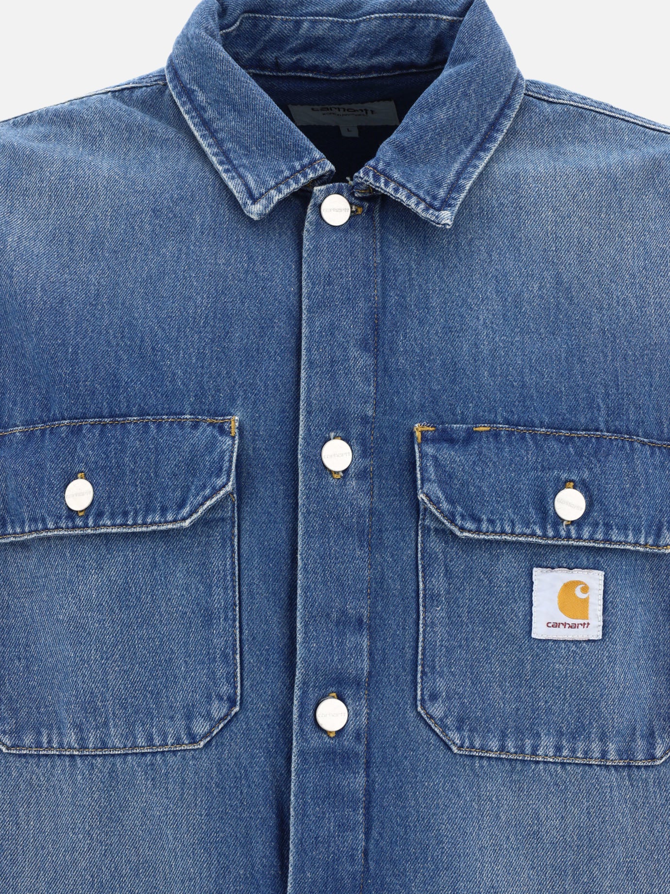 Carhartt WIP &quot;Harvey&quot; overshirt 11249887_M Blue thumbnail_3