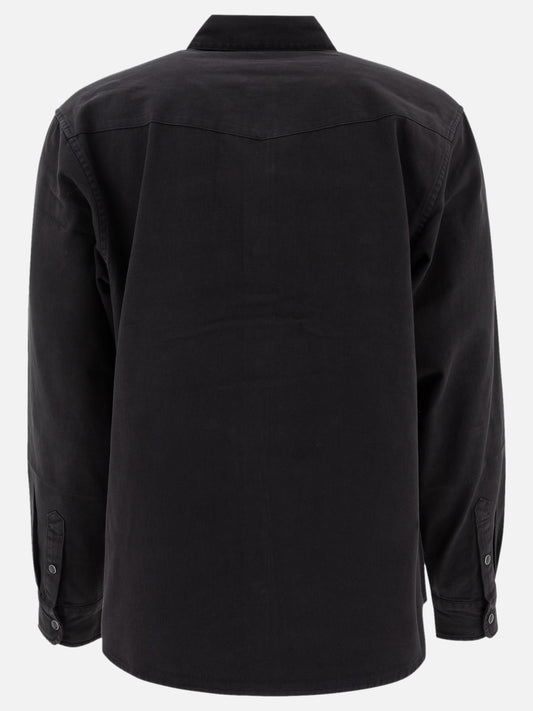 Carhartt WIP Camicia "L/S Santa Fe" 18391203_S Black 2