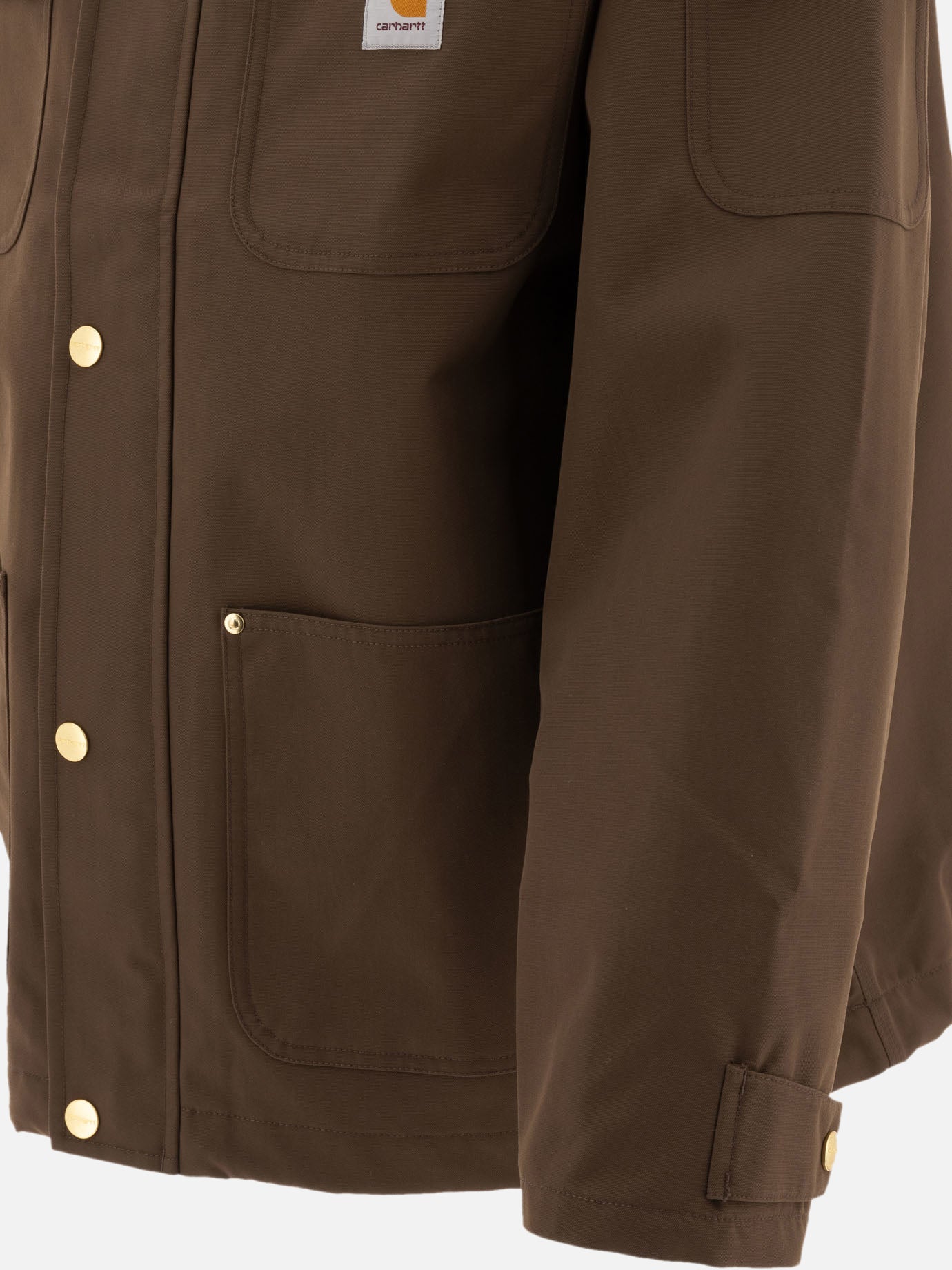 Giacche leggere & Trapuntate Logo  Marrone - Carhartt WIP Uomo | PDP | VIETTI Online Store | Zoom-Modal_4
