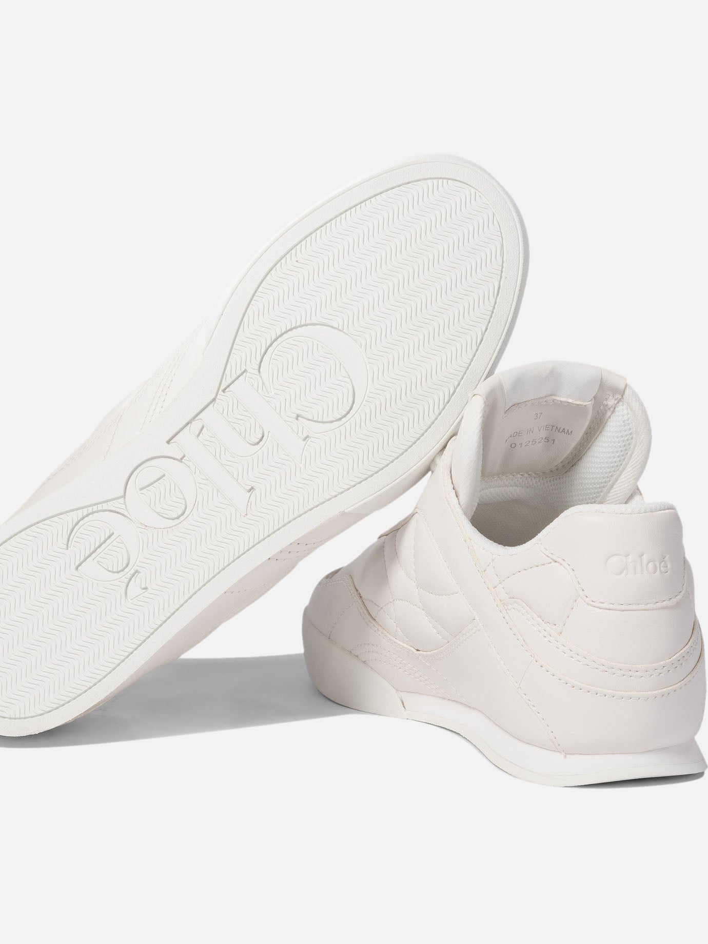 Low top sneakers 100% polyester - 50% rubber 50% ethylene vinyl acetate  White - Chloé Women | PDP | VIETTI Online Store | Zoom-Modal_5
