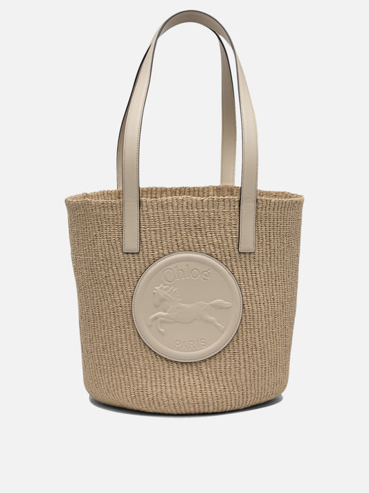 Chloé Borsa a secchiello "Horse Medal" 12693330_UNI Beige 1
