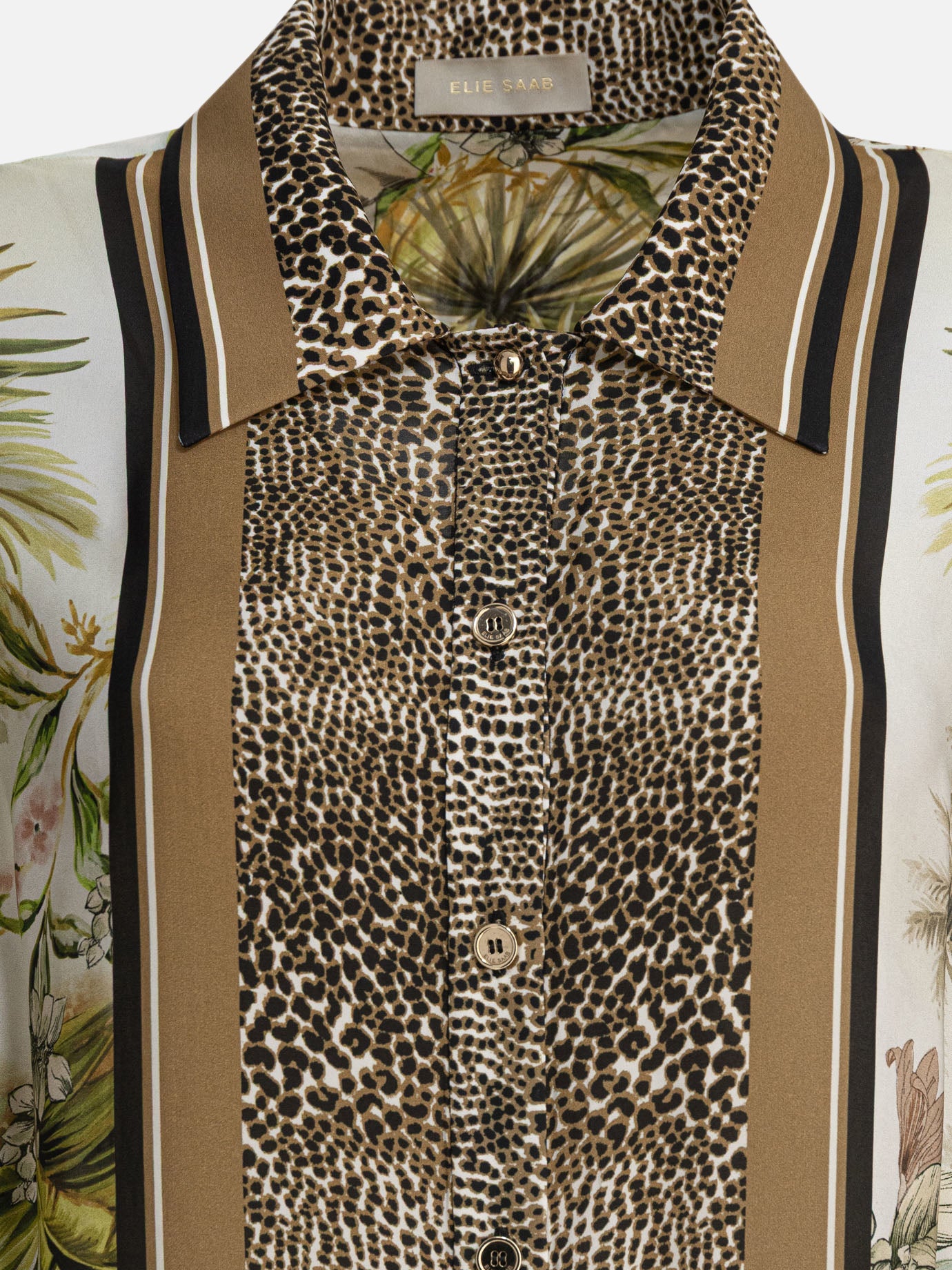 Camicie casual Animal print  Marrone - Elie Saab Donna | PDP | VIETTI Online Store | Zoom-Modal_3
