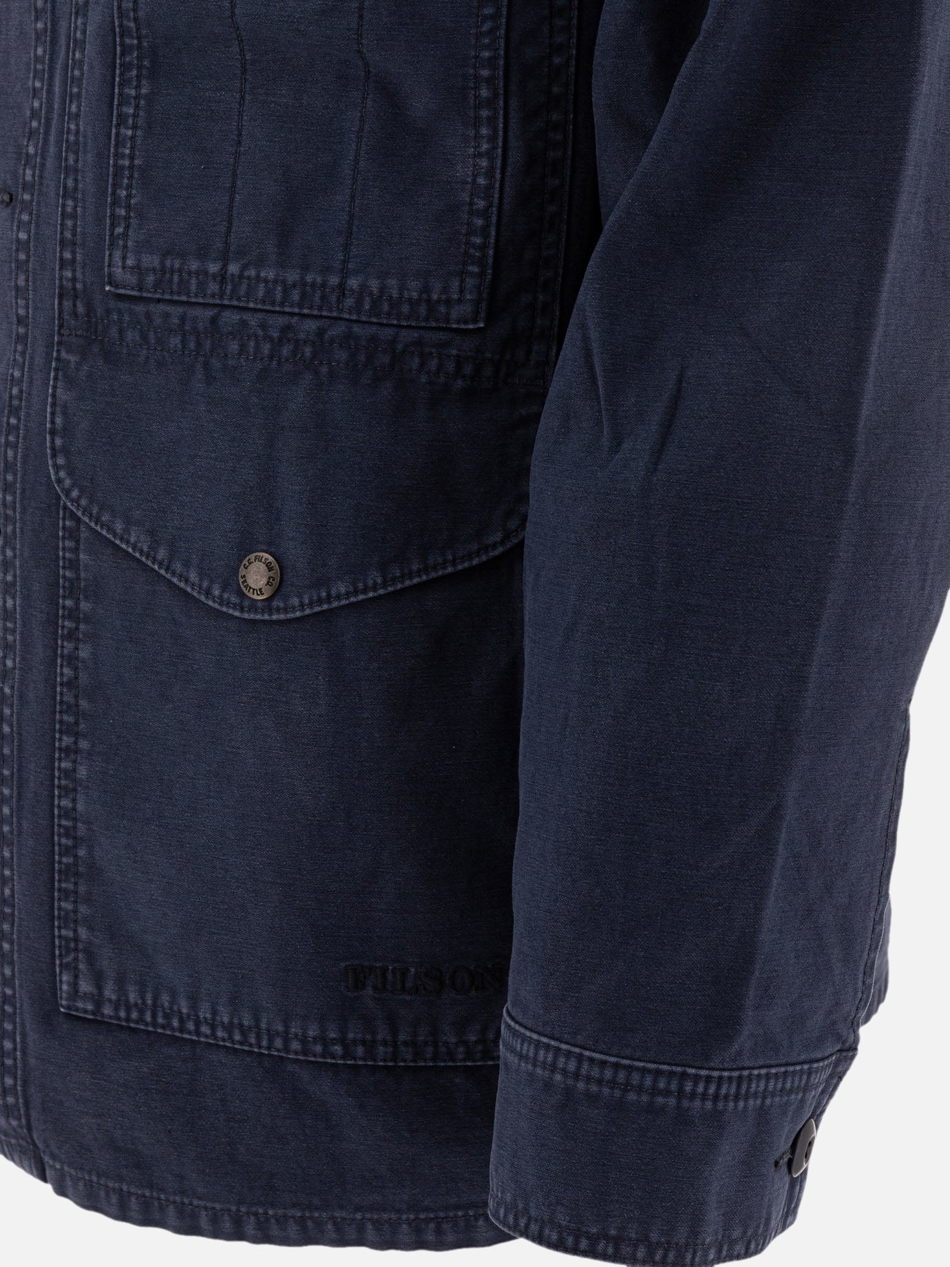 Overshirt jackets Solid colour  Blue - Filson Men | PDP | VIETTI Online Store | Zoom-Modal_4
