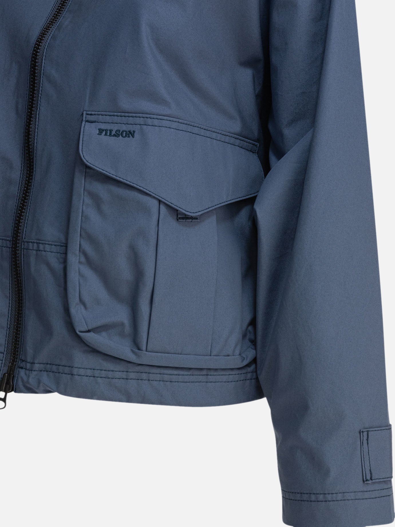 Giacche leggere & Trapuntate Solid colour  Blu - Filson Donna | PDP | VIETTI Online Store | thumbnail_4