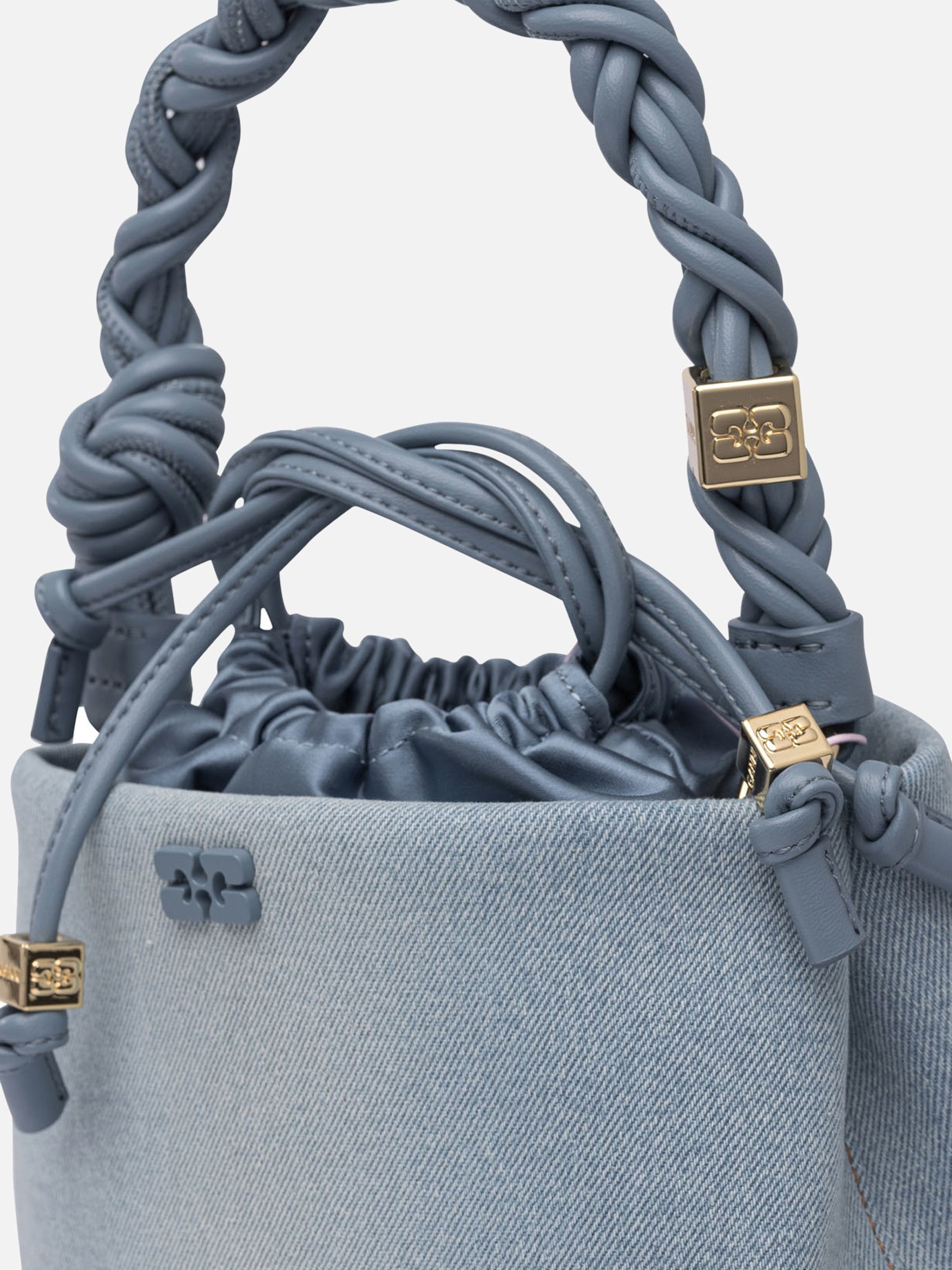Ganni Bucket bag &quot;Bou&quot; 17884240_UNI Light blue thumbnail_4