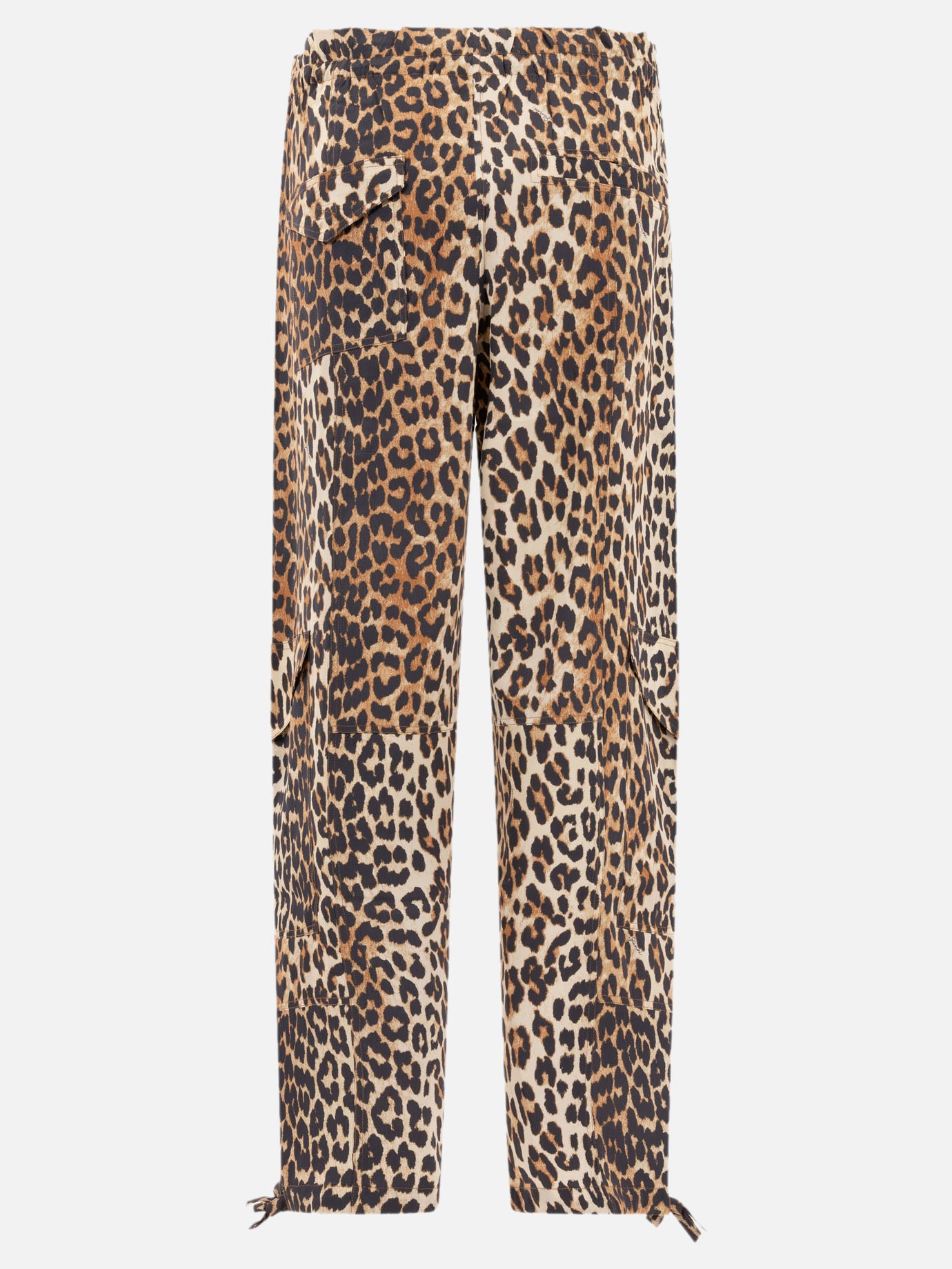 Cargo & parachute trousers Animal print  Brown - Ganni Women | PDP | VIETTI Online Store | Zoom-Modal_2
