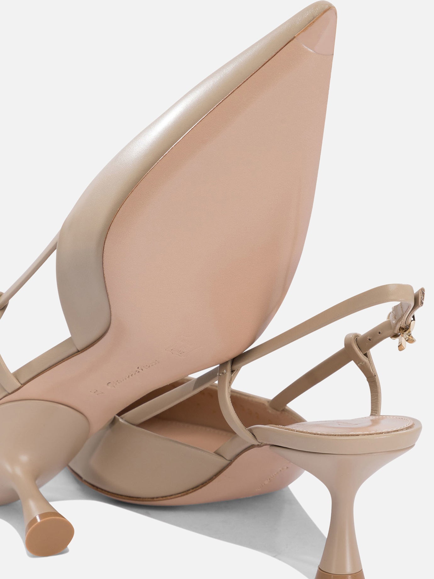 Slingback 100% leather - 100% leather  Beige - Gianvito Rossi Donna | PDP | VIETTI Online Store | Zoom-Modal_5
