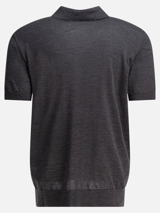 Golden Goose Polo in lana merino 12651233_S Grey 2