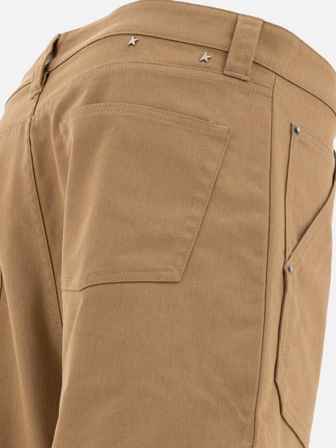 Pantaloni cargo & parachute Solid colour  Beige - Golden Goose Uomo | PDP | VIETTI Online Store | thumbnail_4