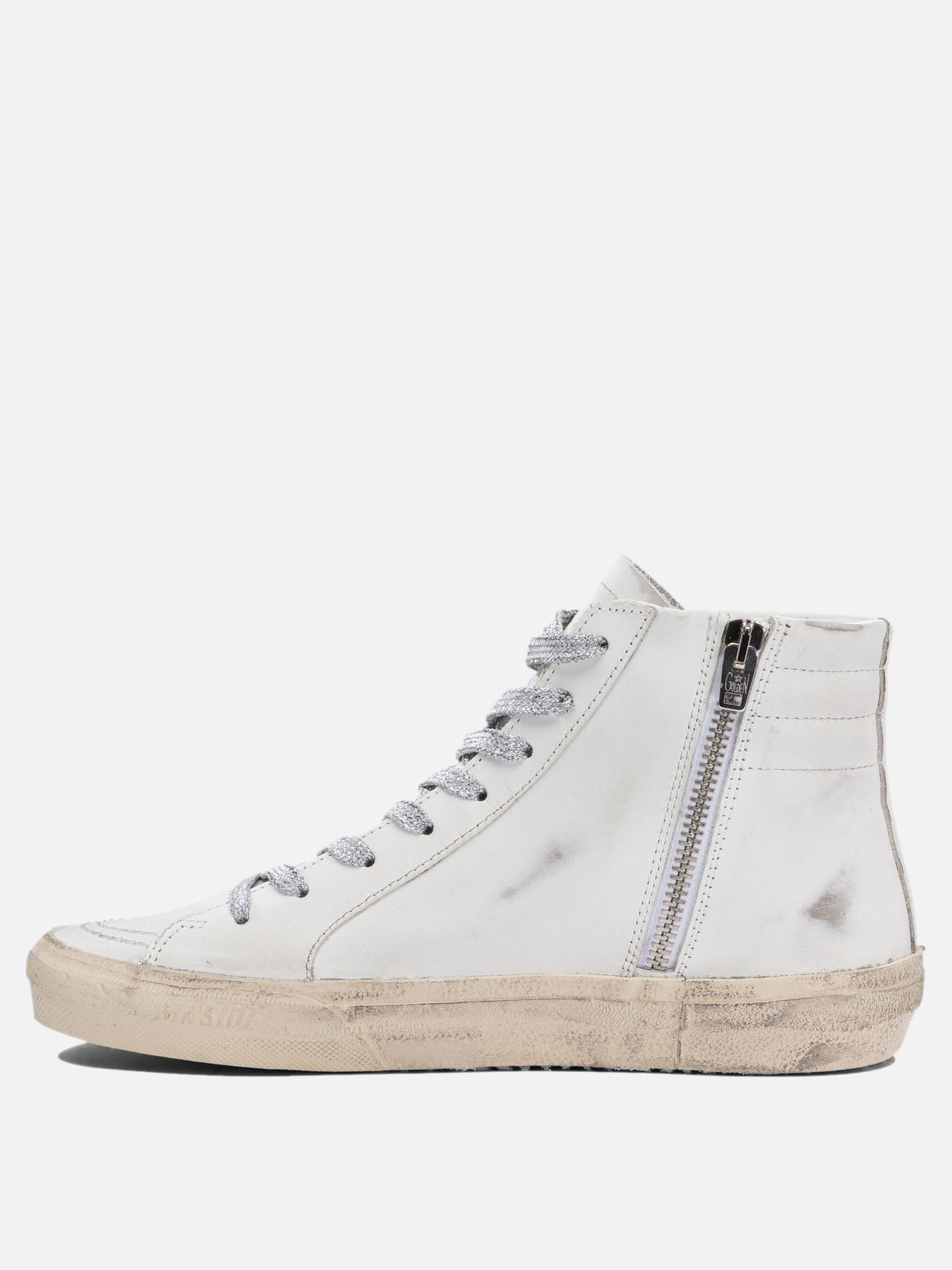 High top sneakers 100% leather - 100% rubber  White - Golden Goose Women | PDP | VIETTI Online Store | thumbnail_3