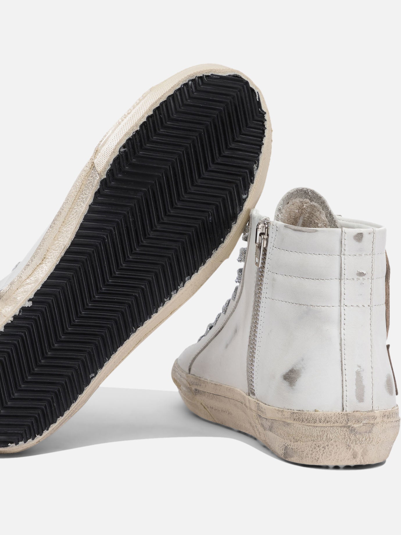 High top sneakers 100% leather - 100% rubber  White - Golden Goose Women | PDP | VIETTI Online Store | Zoom-Modal_5
