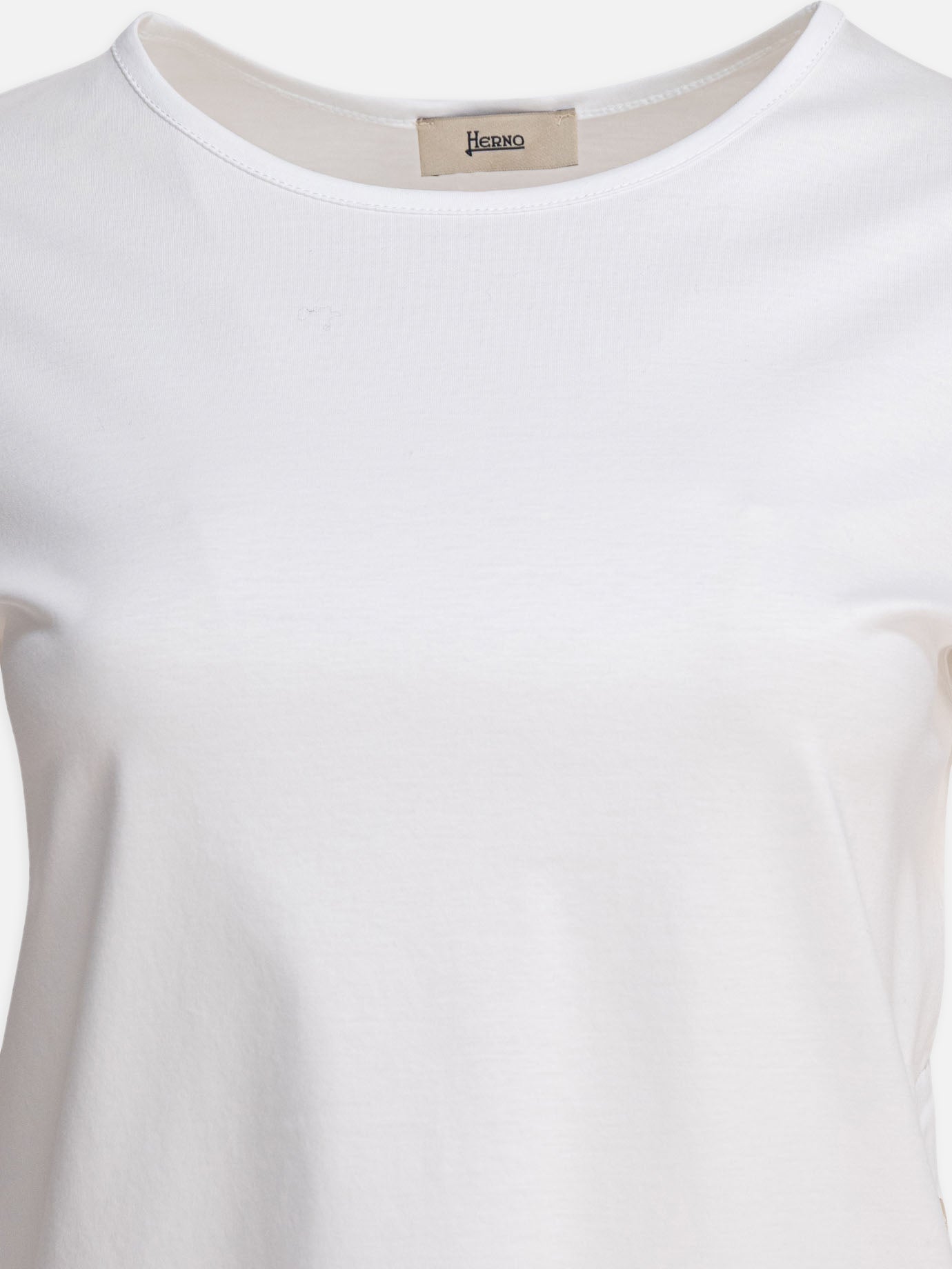 Round neck t-shirts Solid colour  White - Herno Women | PDP | VIETTI Online Store | thumbnail_3