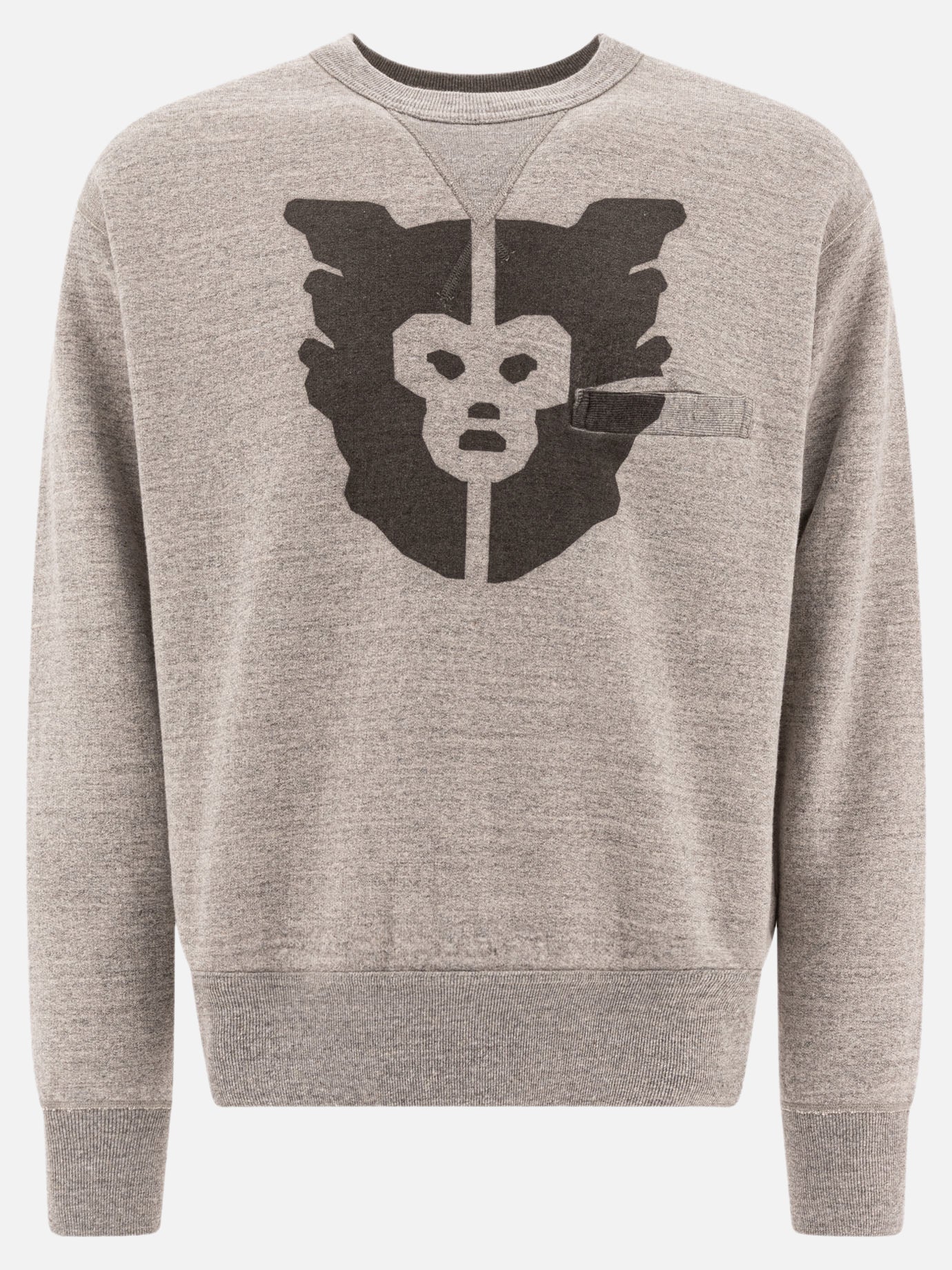 Human Made Felpa &quot;Military&quot; 16928153_M Grey thumbnail_1